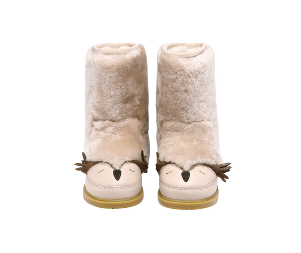 Wadudu Exclusive | Owl | Light Beige Sheep Wool
