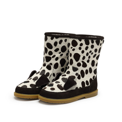 Wadudu Exclusive Boots | Dalmatian | Spotted Cow Hair