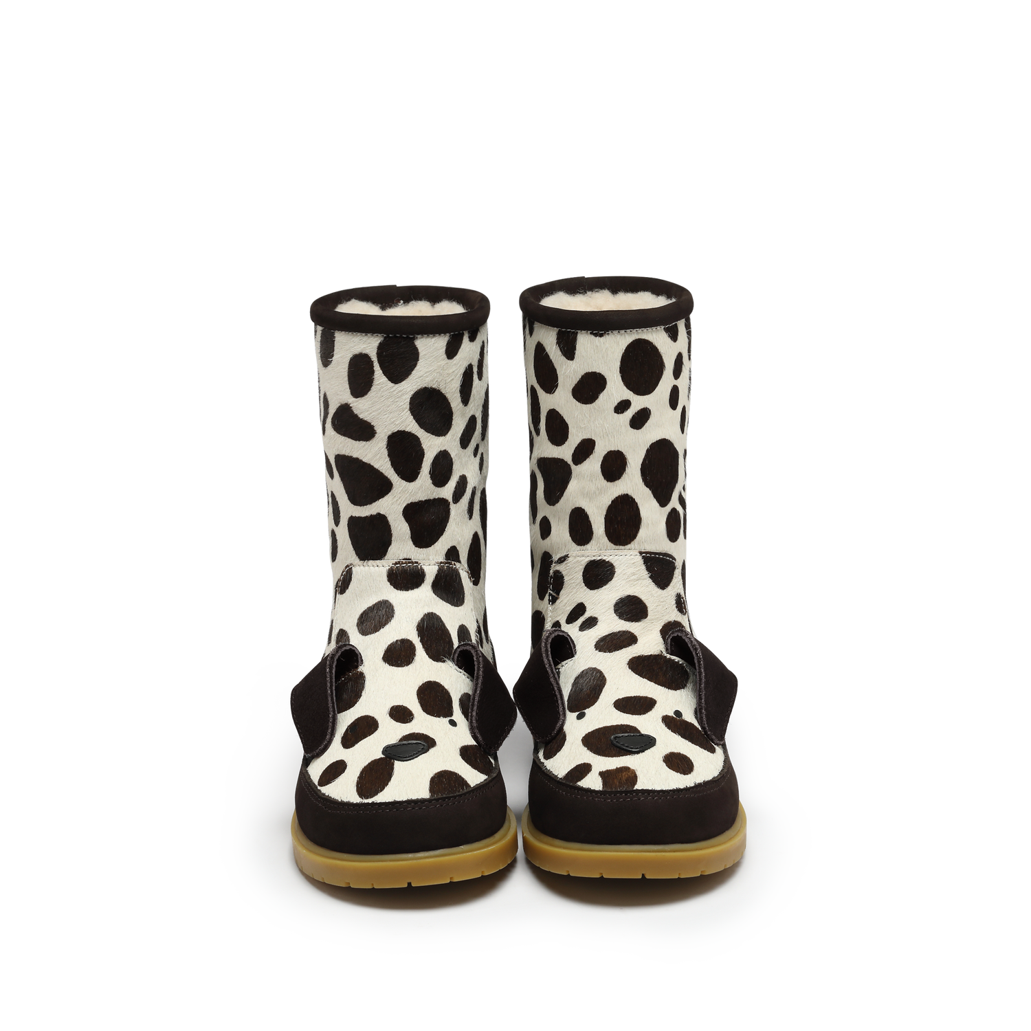 Wadudu Exclusive Boots | Dalmatian | Spotted Cow Hair