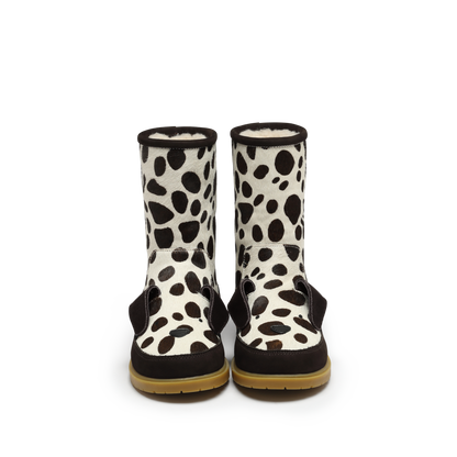 Wadudu Exclusive Boots | Dalmatian | Spotted Cow Hair