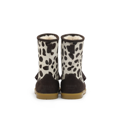 Wadudu Exclusive Boots | Dalmatian | Spotted Cow Hair