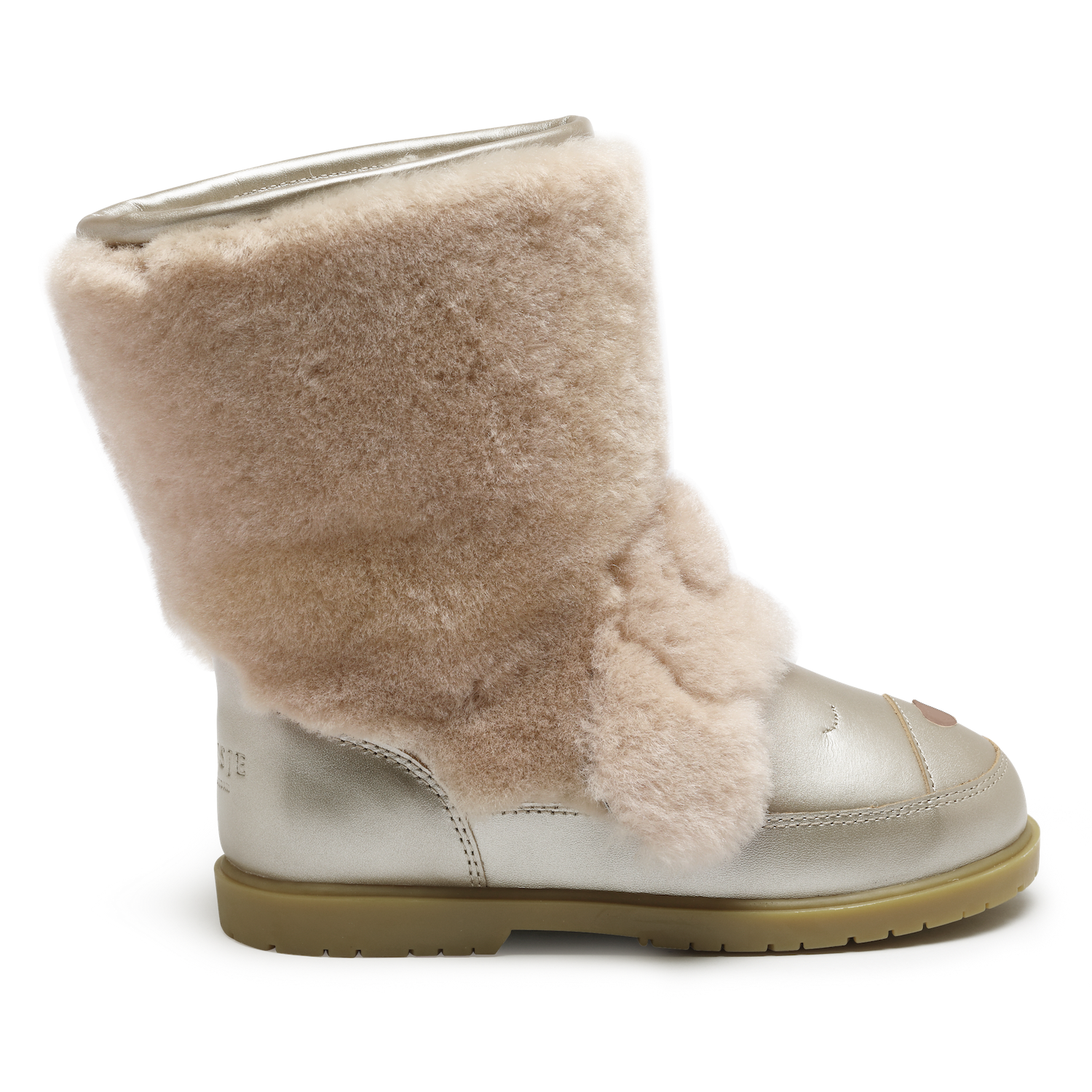 Wadudu Exclusive Boots | Poodle | Light Beige Sheep Wool