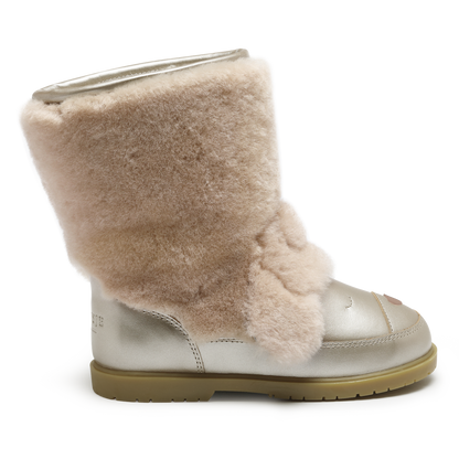 Wadudu Exclusive Boots | Poodle | Light Beige Sheep Wool