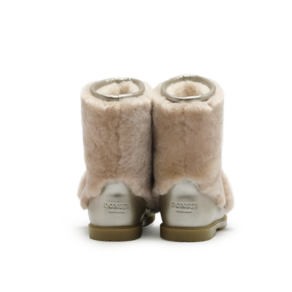 Wadudu Exclusive Boots | Poodle | Light Beige Sheep Wool