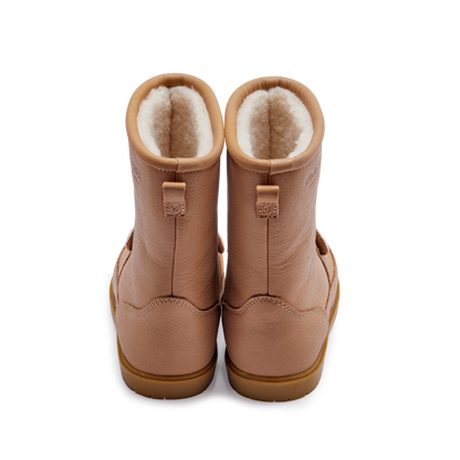 Wadudu Exclusive Boots | Mouse | Beige Leather