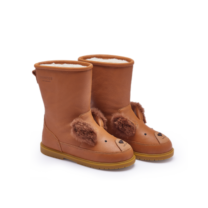 Wadudu Exclusive Boots | Fluffy Squirrel | Fudge Leather