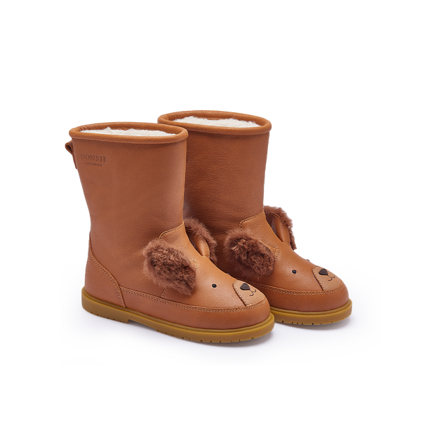 Wadudu Exclusive Boots | Fluffy Squirrel | Fudge Leather