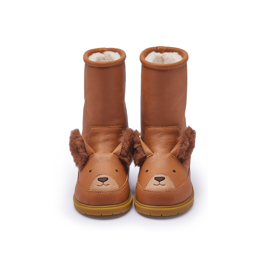 Wadudu Exclusive Boots | Fluffy Squirrel | Fudge Leather