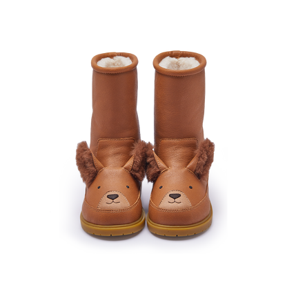 Wadudu Exclusive Boots | Fluffy Squirrel | Fudge Leather
