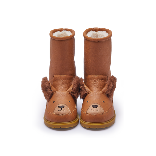 Wadudu Exclusive Boots | Fluffy Squirrel | Fudge Leather