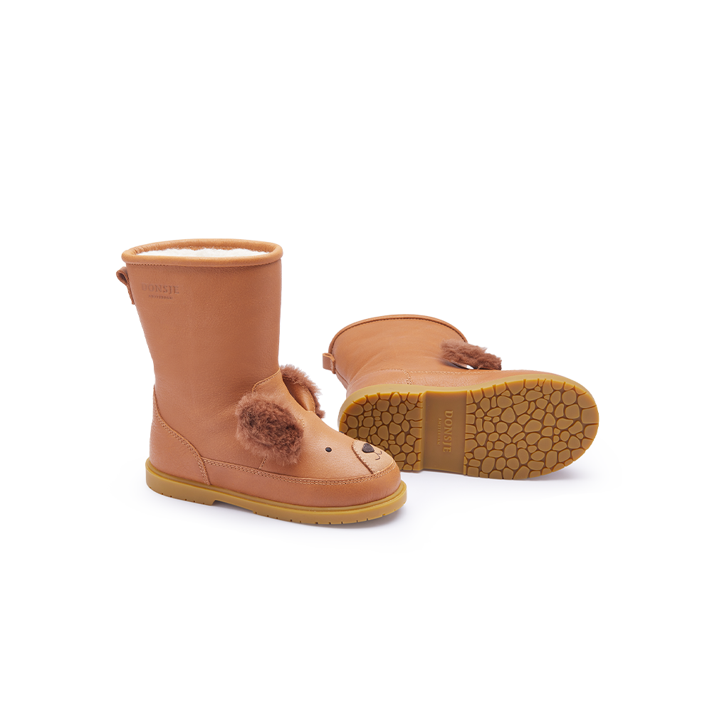 Wadudu Exclusive Boots | Fluffy Squirrel | Fudge Leather