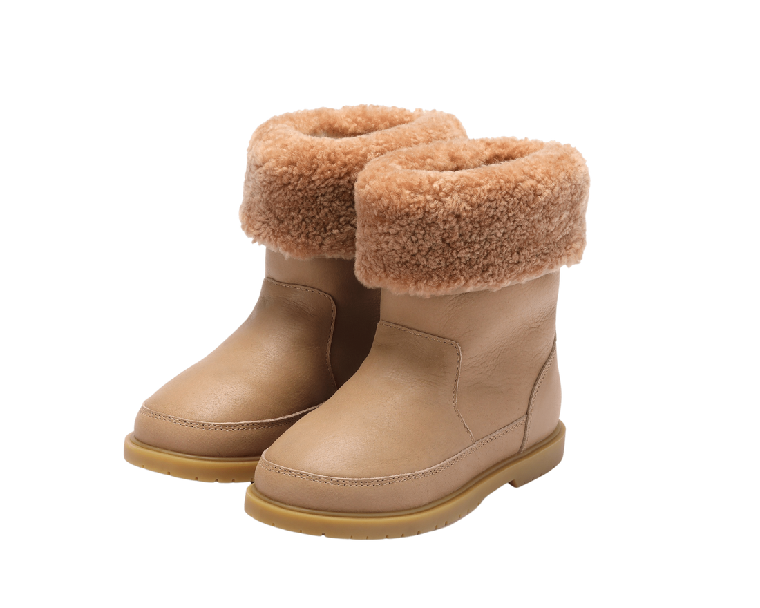 Nold Boots | Beige Leather