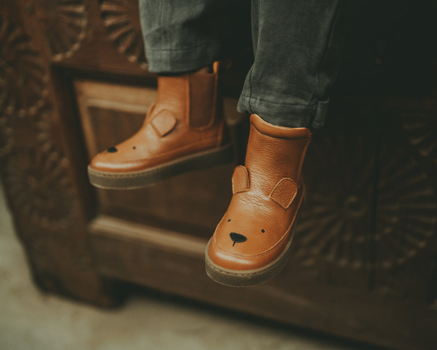 Thuru Classic Boots | Bear | Cognac Leather