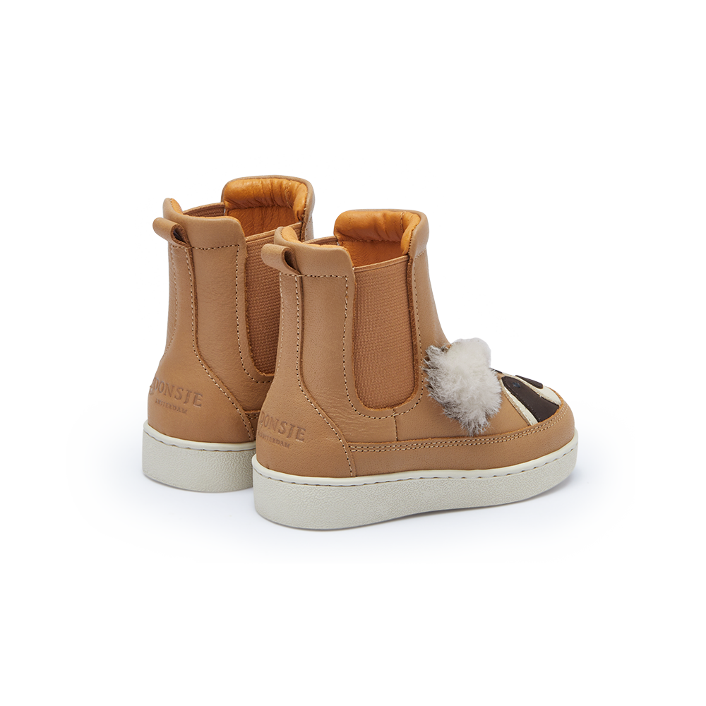Thuru Exclusive Boots | Raccoon | Truffle Leather