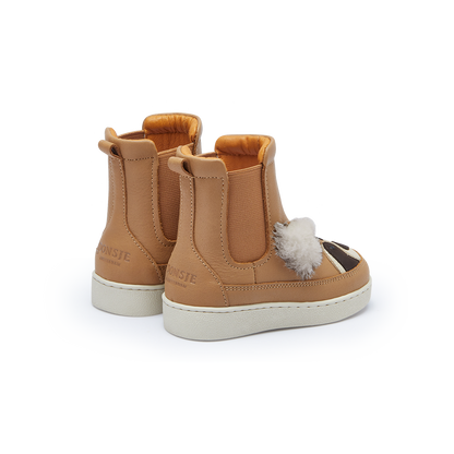 Thuru Exclusive Boots | Raccoon | Truffle Leather