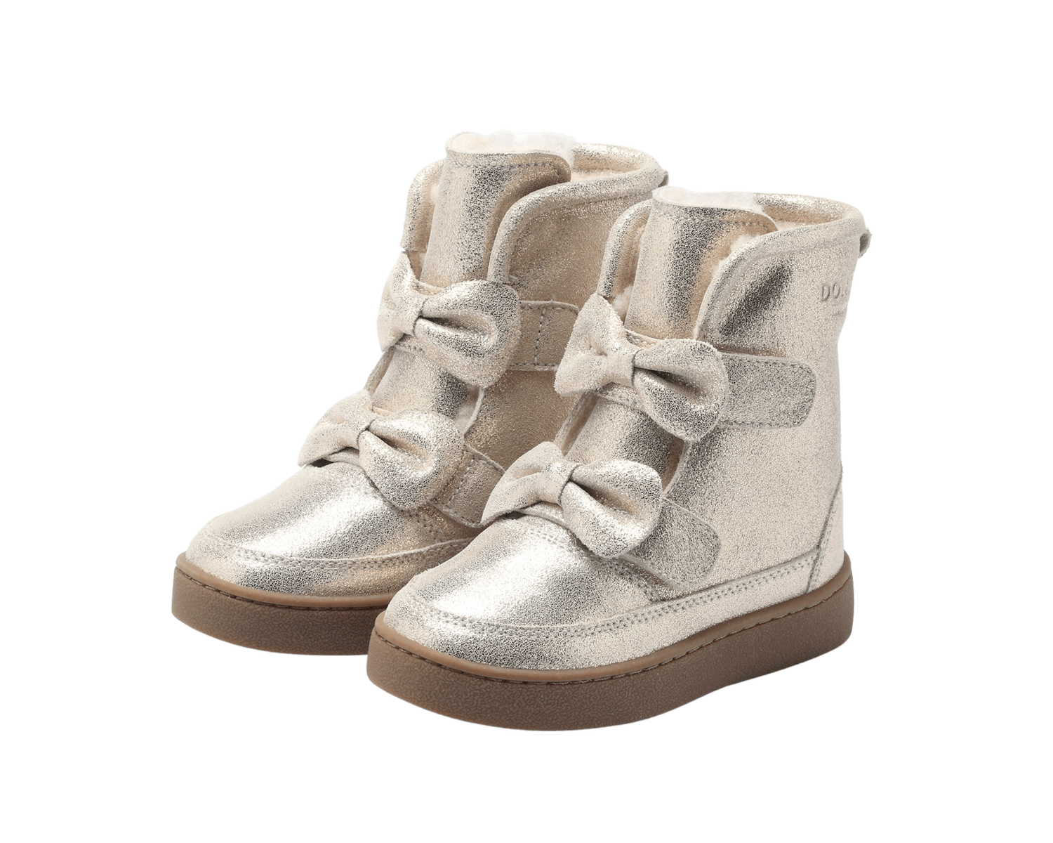 Isa Exclusive Boots | Silver Metallic Leather