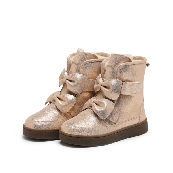 Isa Exclusive Boots | Powder Metallic Leather