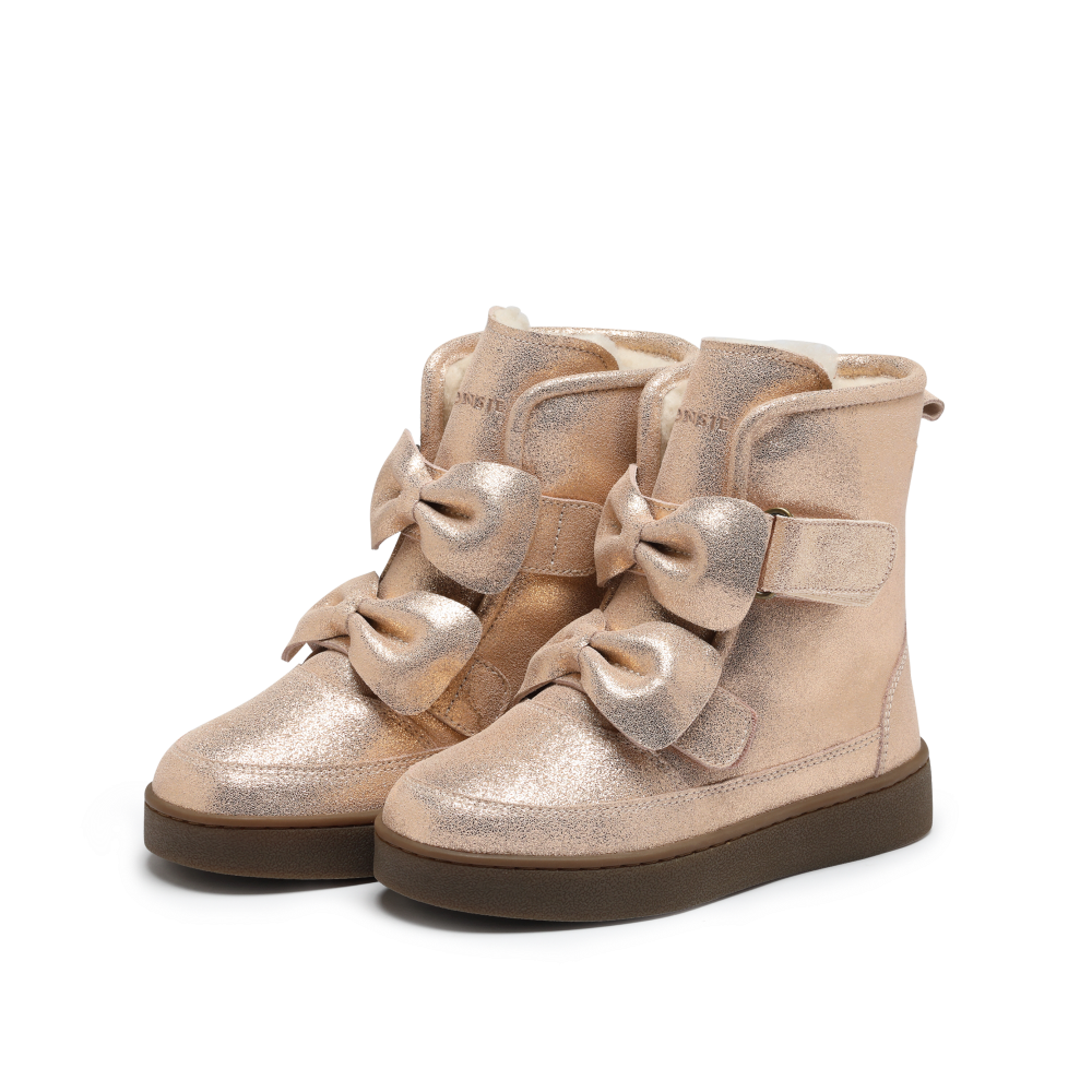 Isa Exclusive Boots | Powder Metallic Leather