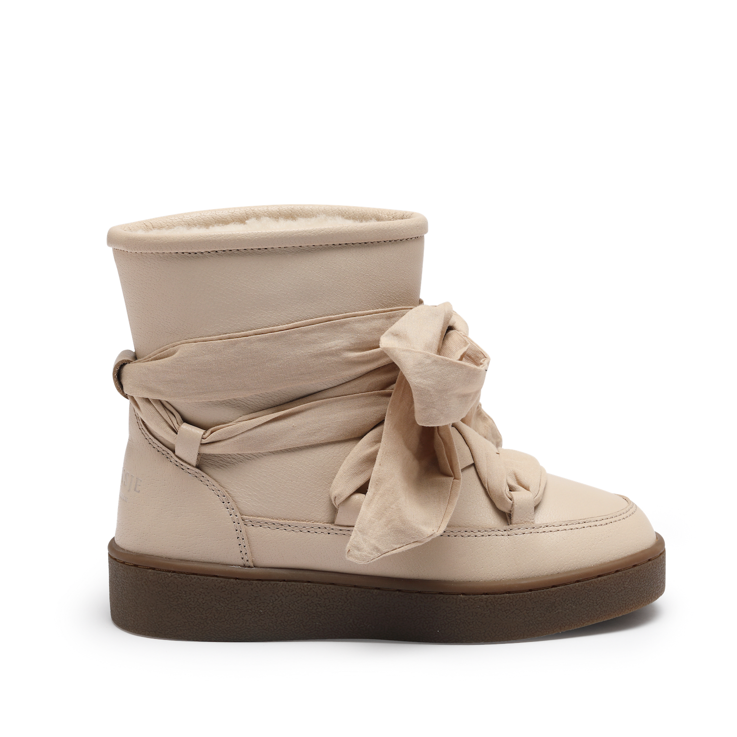 Ganza Boots | Ivory Leather