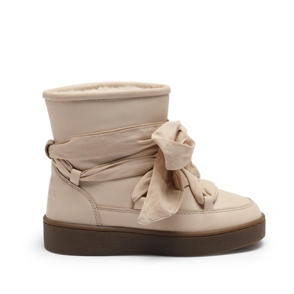 Ganza Boots | Ivory Leather