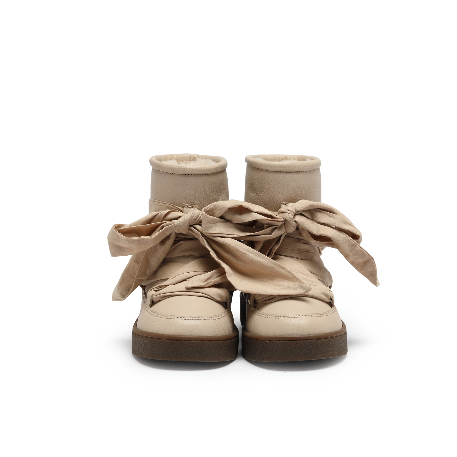 Ganza Boots | Ivory Leather