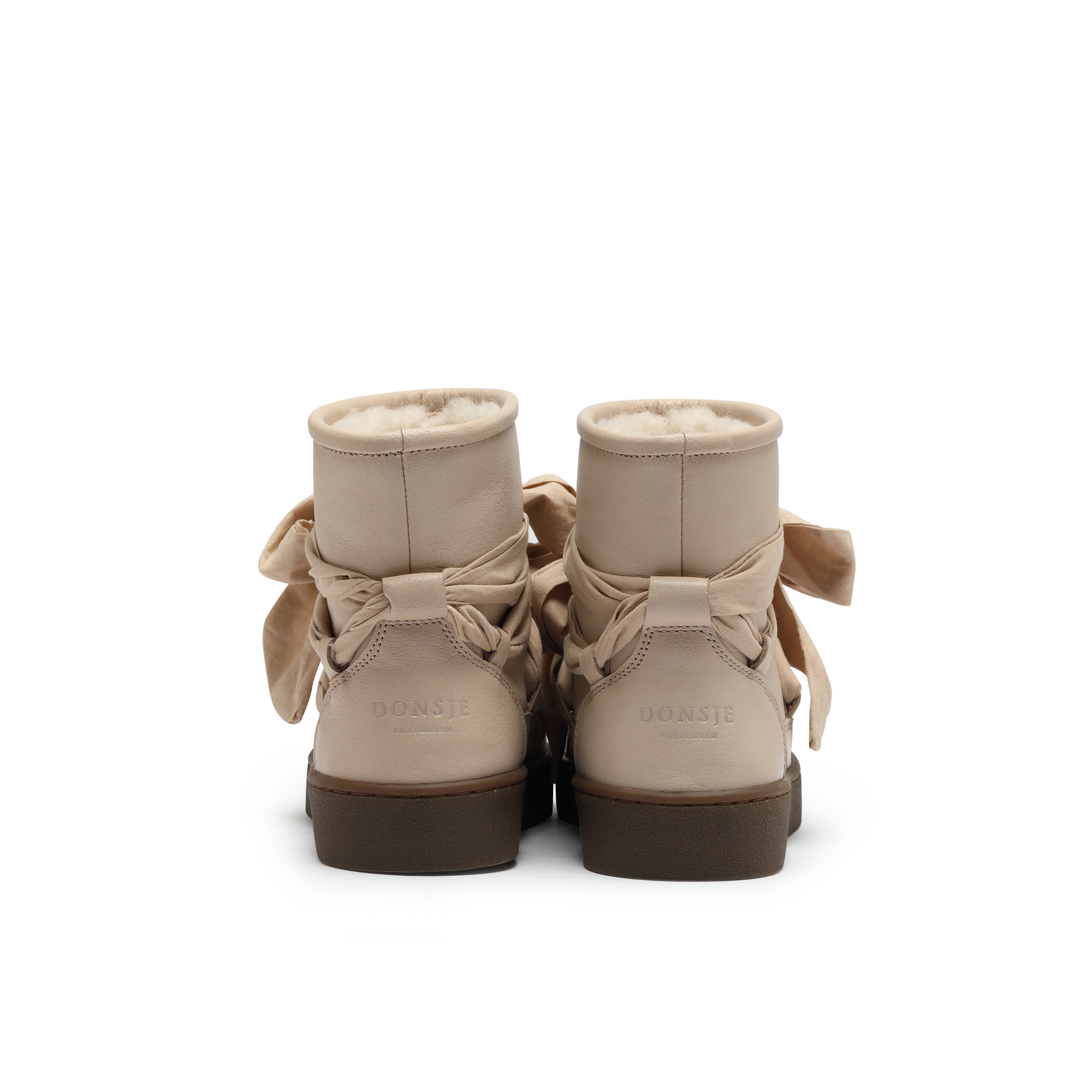 Ganza Boots | Ivory Leather