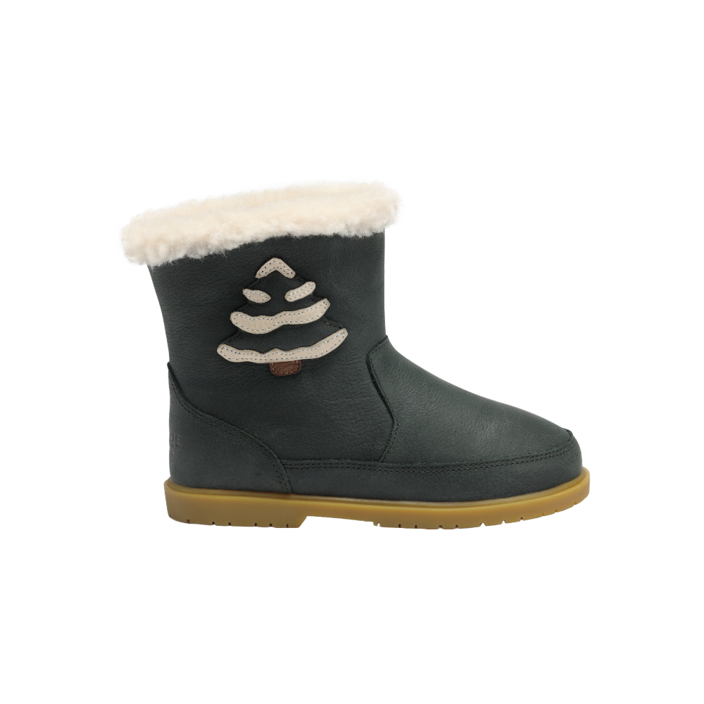 Trene Boots | Christmas Tree | Deep Green Leather