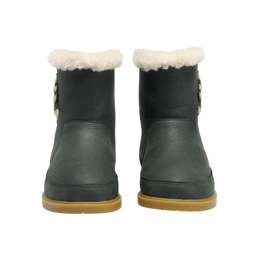 Trene Boots | Christmas Tree | Deep Green Leather