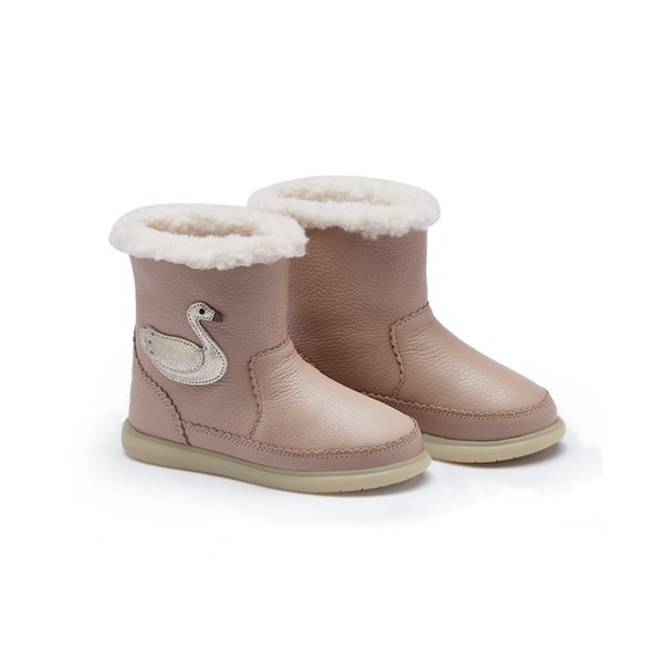 Trene Boots | Swan | Light Rose Leather
