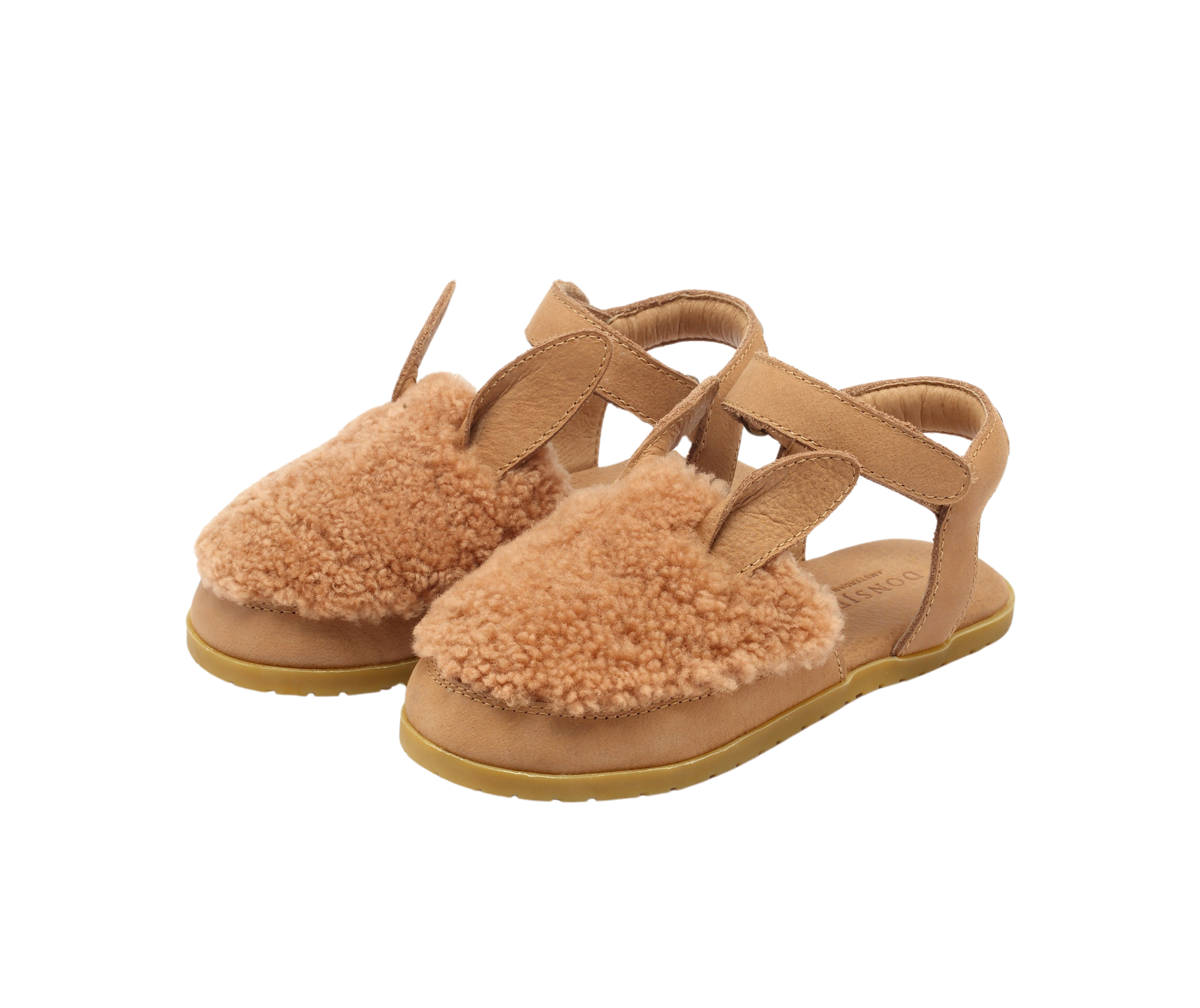 Els Sandals | Alpaca | Beige Curly Sheep Wool