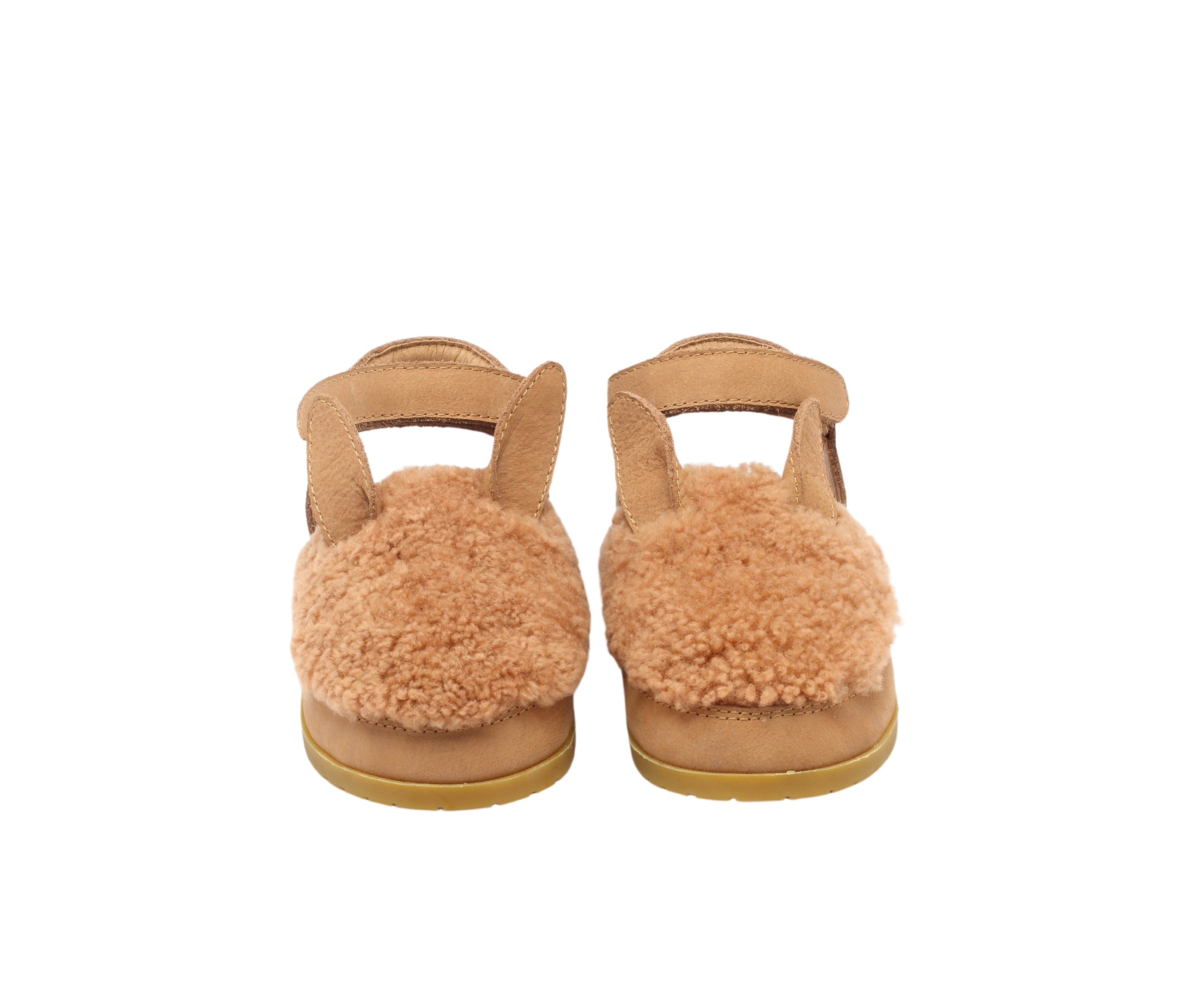 Els Sandals | Alpaca | Beige Curly Sheep Wool
