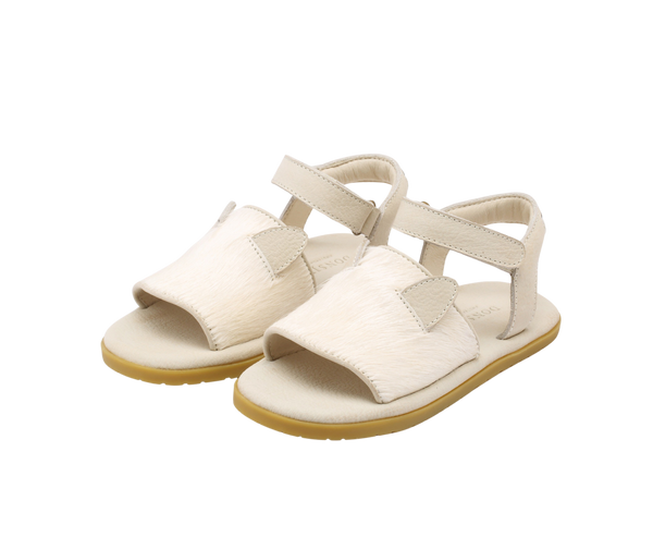 Lara Sandals | Cat | Cream Cow Hair