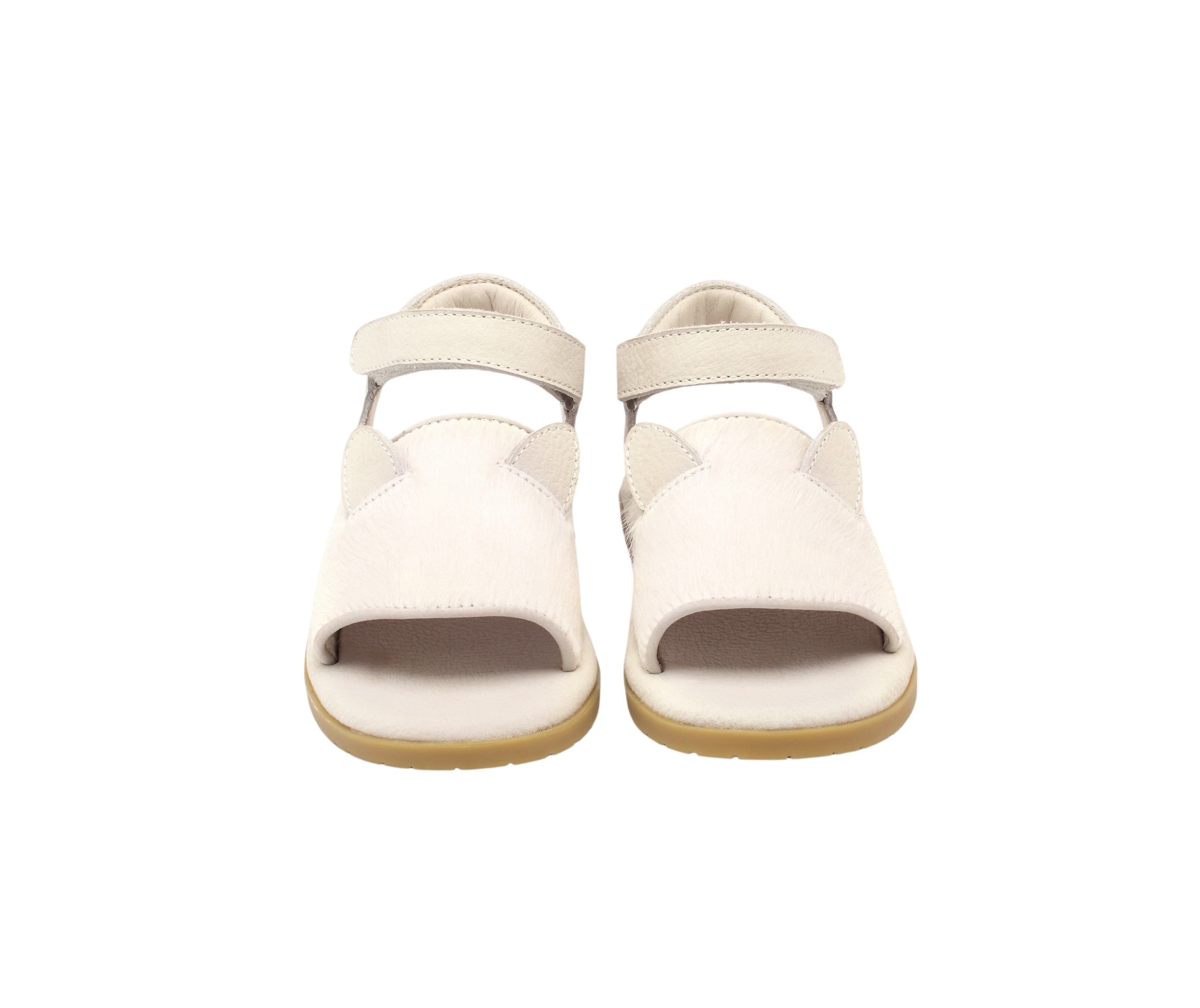 Lara Sandals | Cat | Cream Cow Hair