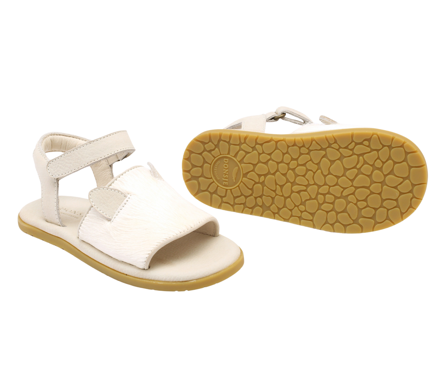 Lara Sandals | Cat | Cream Cow Hair