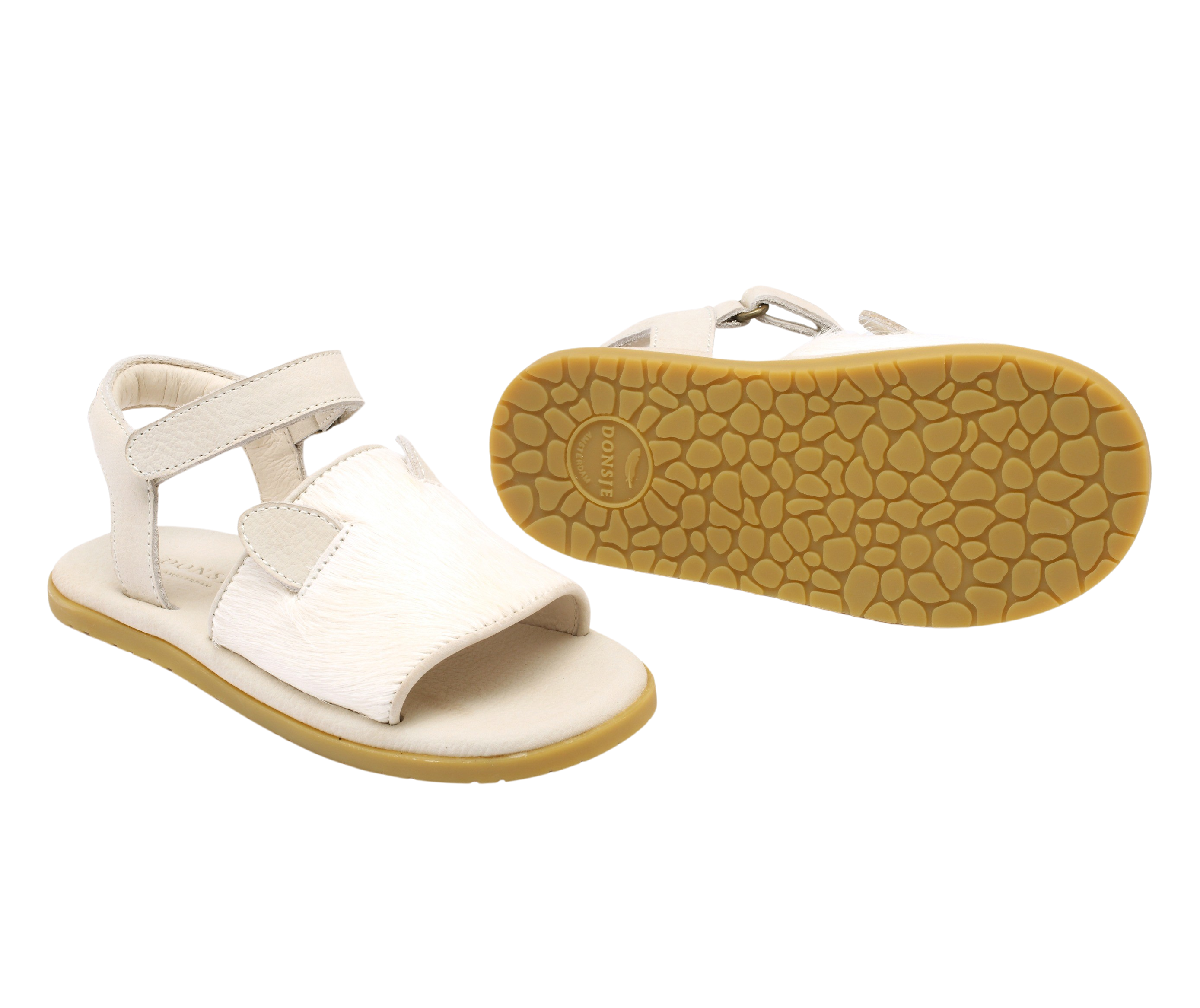 Lara Sandals | Cat | Cream Cow Hair