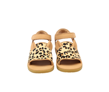 Lara Sandals | Leopard | Leopard Spotted Cow Hair