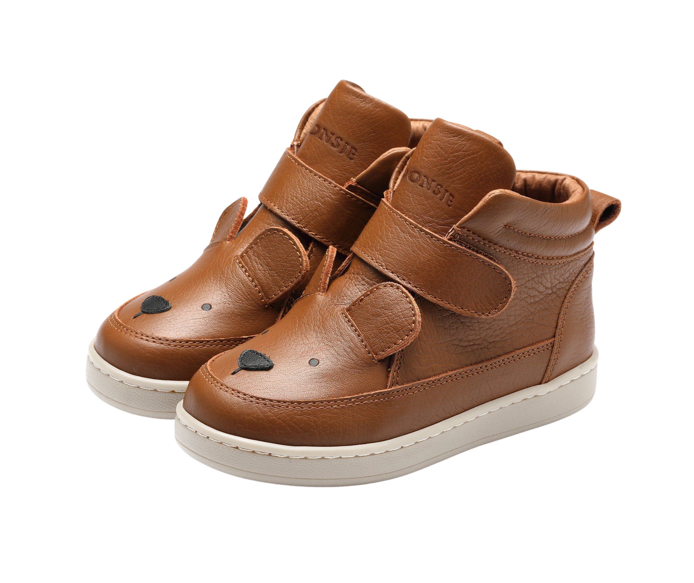 Mika Sneakers | Bear | Cognac Leather