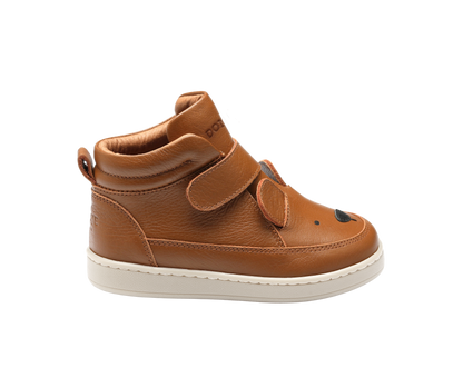 Mika Sneakers | Bear | Cognac Leather