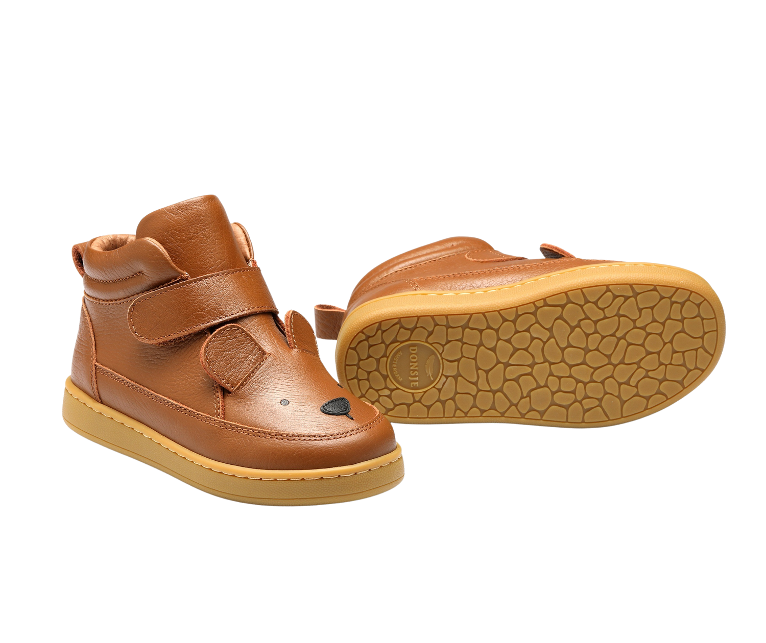 Mika Sneakers | Bear | Cognac Leather