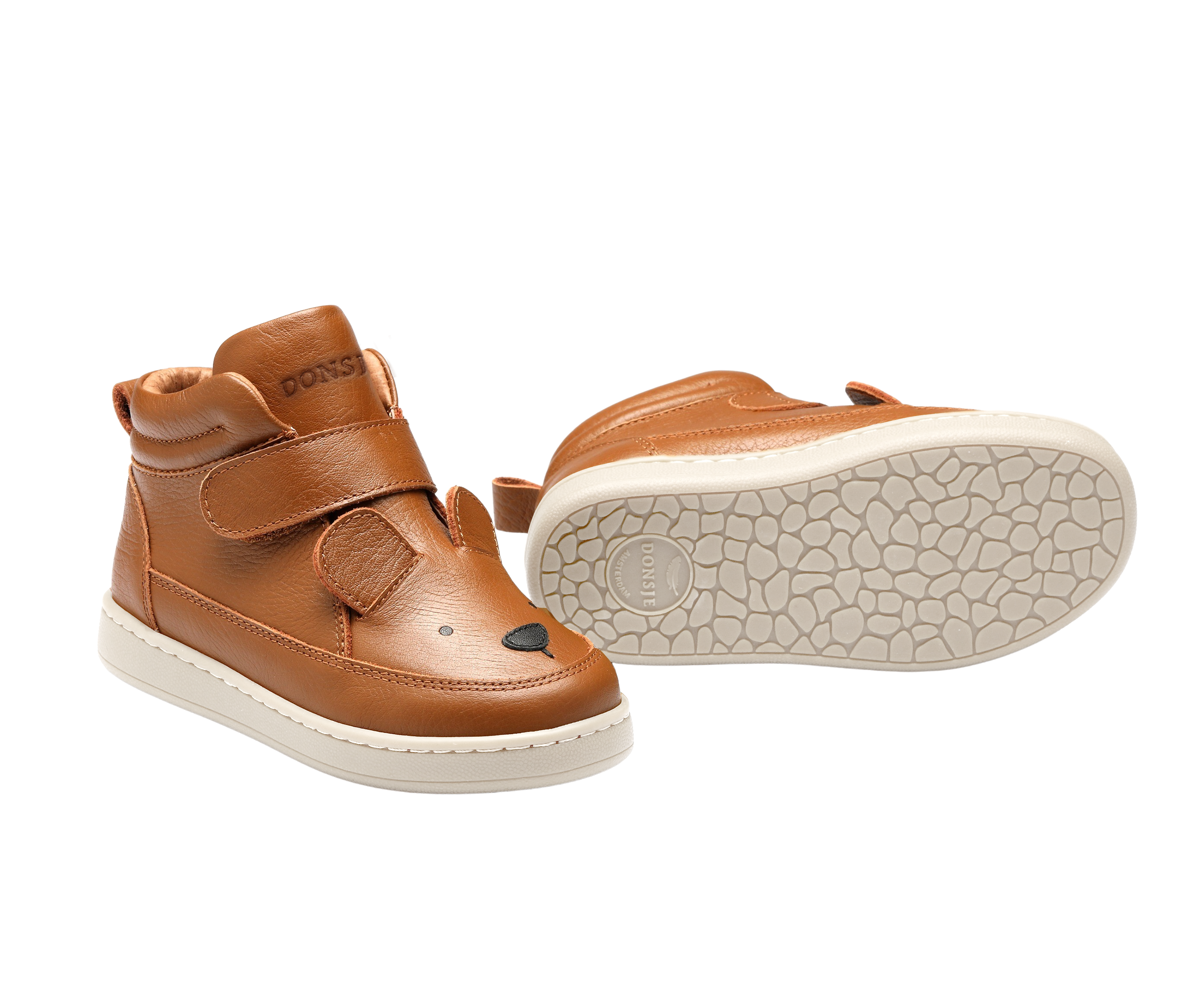 Mika Sneakers | Bear | Cognac Leather