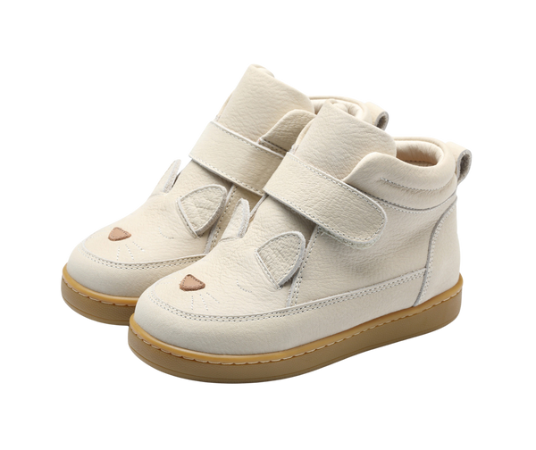 Qika Sneakers | Kitten | Cream Betting Leather