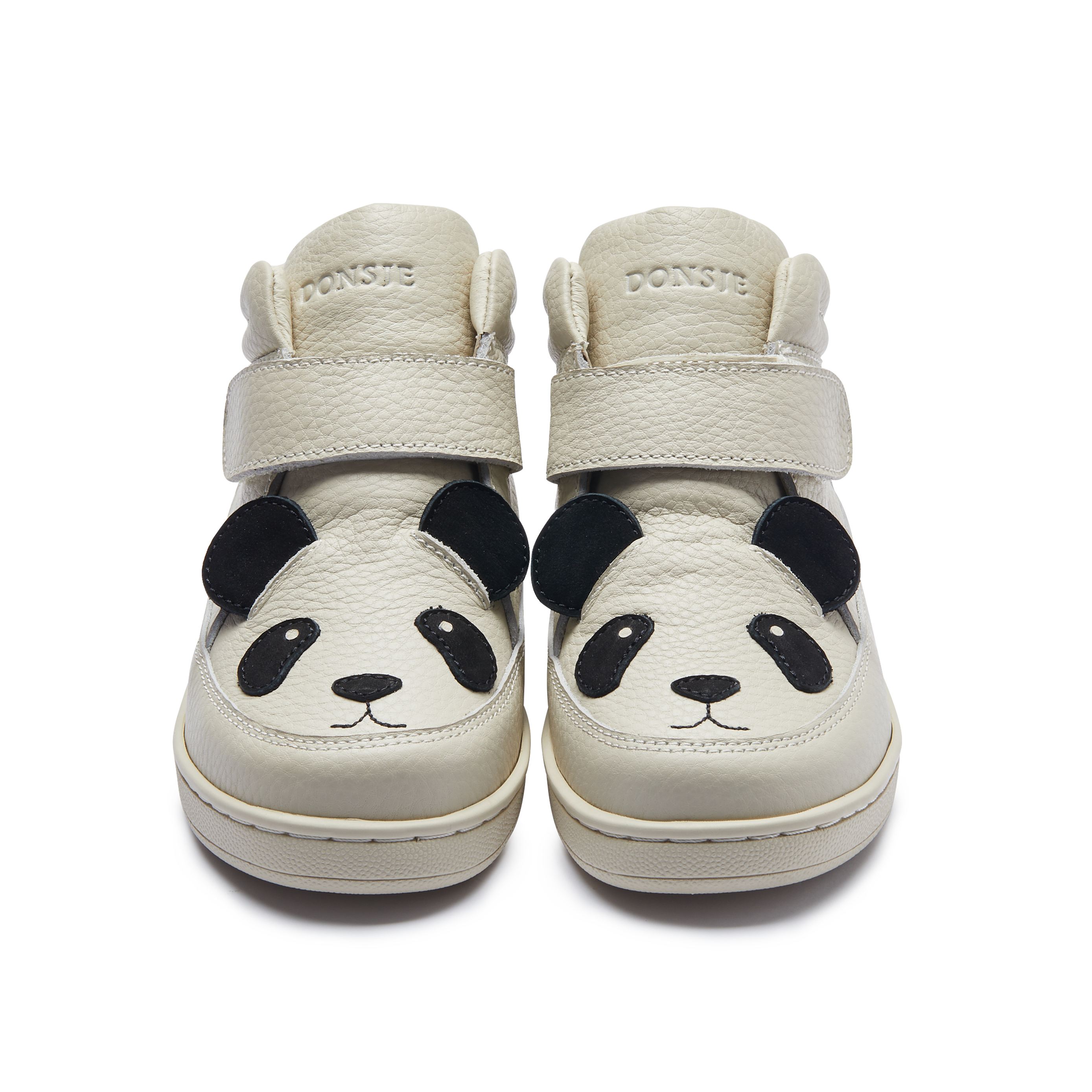 Mika Sneakers | Panda | Off White Leather