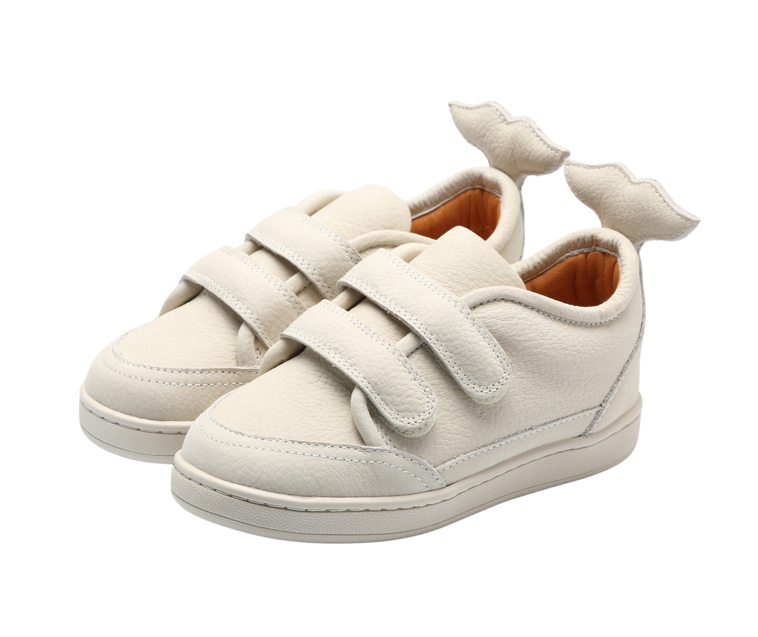 Rian Sneakers | Cream Betting Leather