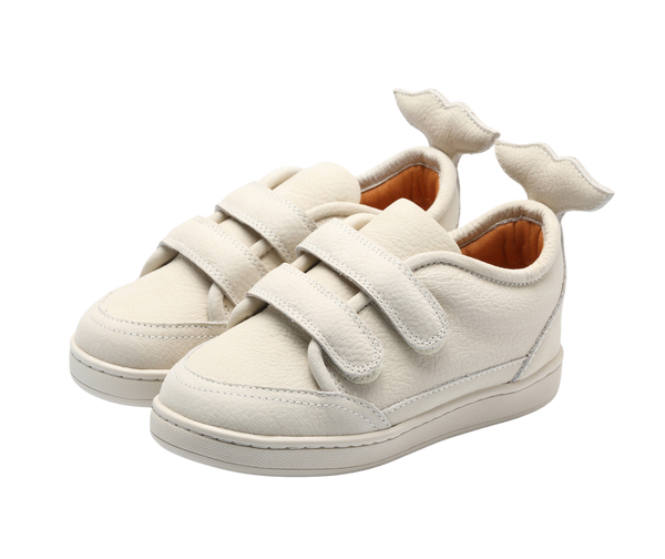 Rian Sneakers | Cream Betting Leather