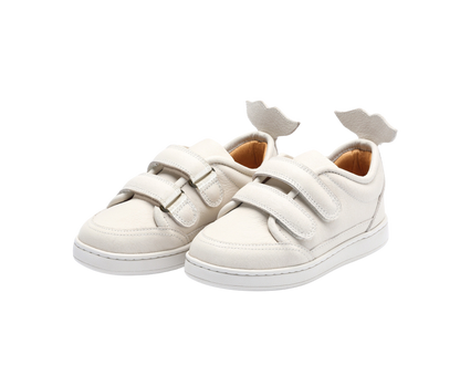 Rian Sneakers | Cream Betting Leather