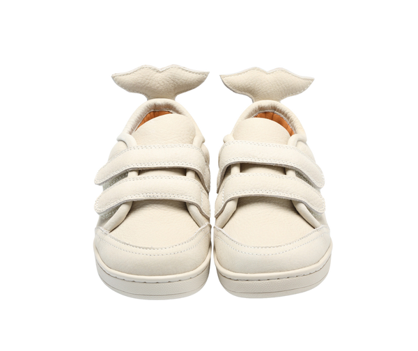 Rian Sneakers | Cream Betting Leather