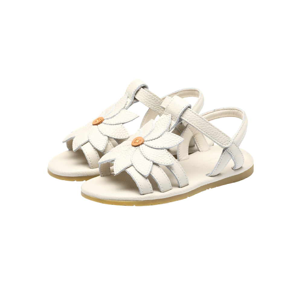 Iles Fields Sandals | Daisy | Off White Leather