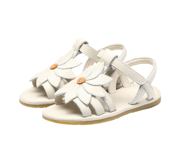 Iles Fields Sandals | Daisy | Off White Leather