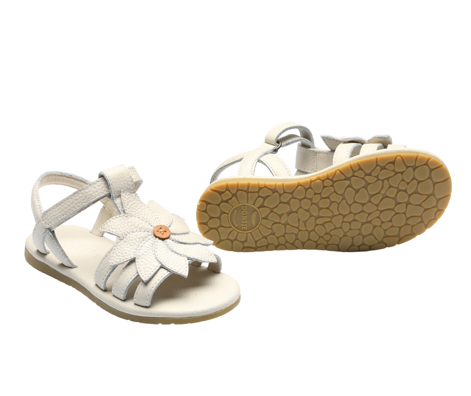 Iles Fields Sandals | Daisy | Off White Leather