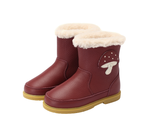 Dusk Boots | Toadstool | Burgundy Leather